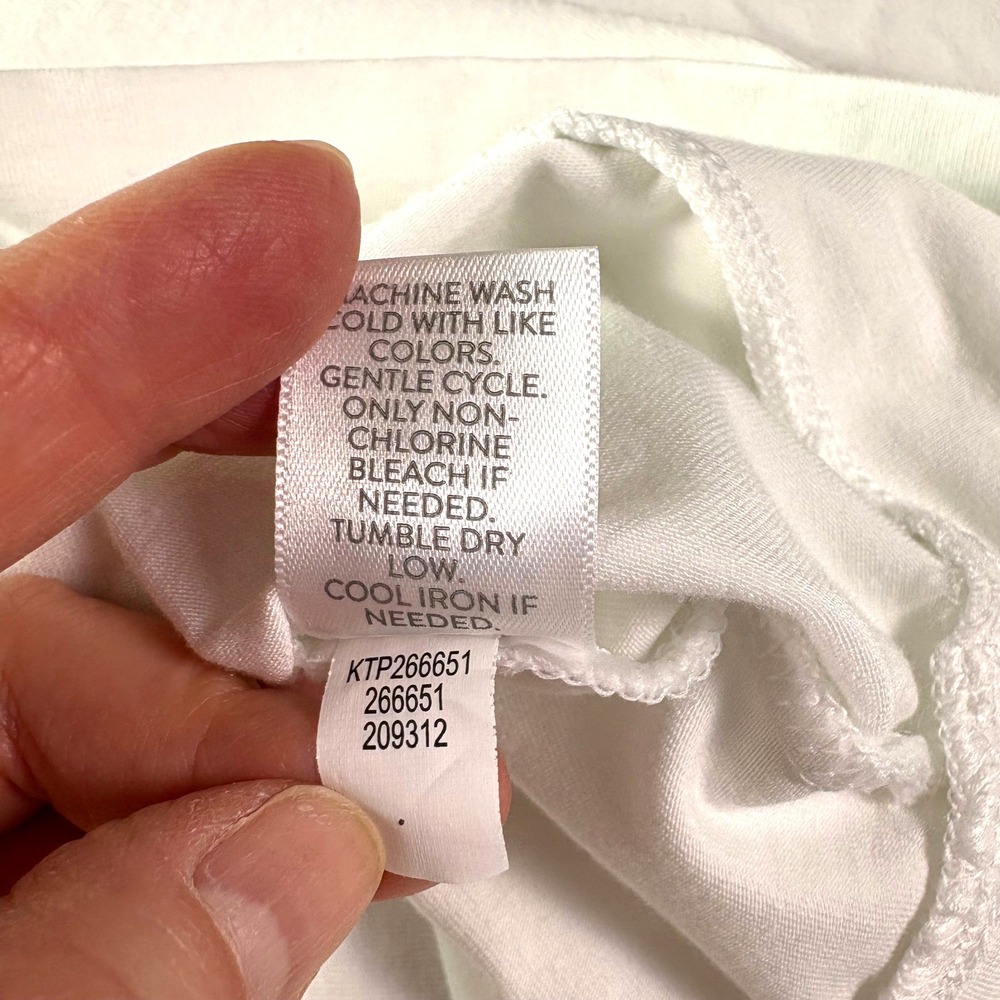 J Jill Luxe Supima Tunic M Clean Girl Neutral Everyday Basic Minimalist Capsule - Picture 6 of 9
